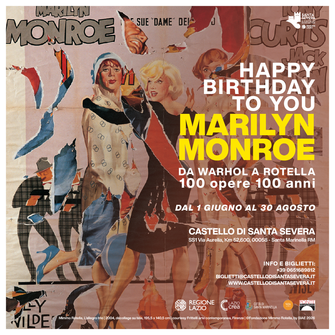 Dal 1° giugno apertura al pubblico della Mostra Happy Birthday to You Marilyn Monroe